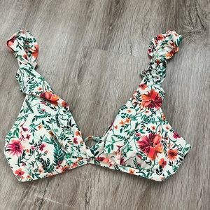 Cremieux Ruffle Bikini Top